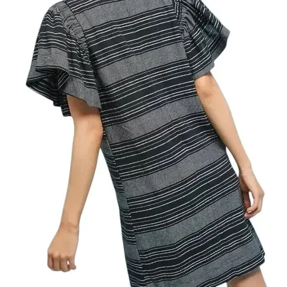 Anthropologie Moon River Denmark Black And White Tunic Dress Size Medium - Picture 2 of 8